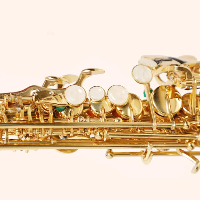 
Accept OEM Dasheng Music DSSS-711 Chinese Cheap Wind Instrument Soprano Saxophone 