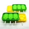 Safety convenient high quality custom Eco-friendly silicone ice cream popsicle mold