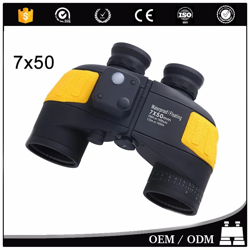 Best Price 7x50 Waterproof Floating Marine Binocular With Internal