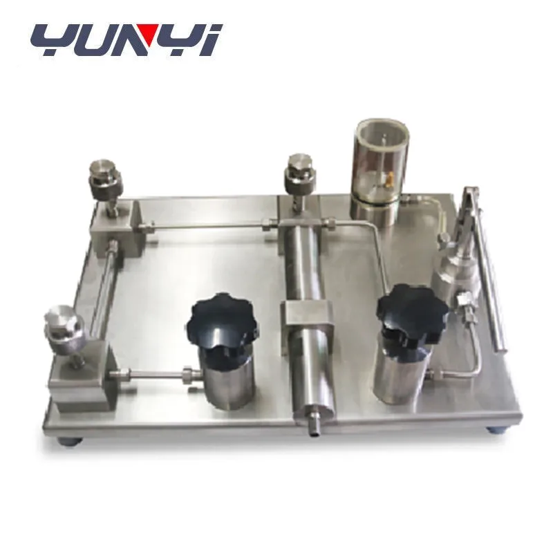 Desktop hydraulic pressure guage calibrator