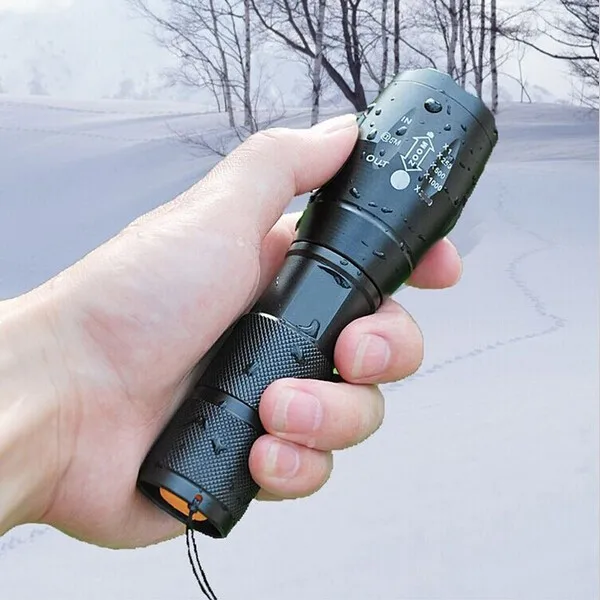 2500lm 18650 Rechargeable Battery Flashlight Xm-l T6 Led Ultra Bright ...