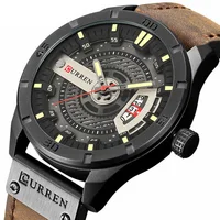 

Curren Watch 8301 Fashion Brand Luxury Leather Quartz Watches Men Wrist Casual Sport Clock Male Wristwatch Relogio Masculino