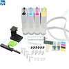 4 Color Ciss Ink Kit Replacement for HP 652 652XL Deskjet 1115 2135 2136 2138 3635 3636 3835 4535 Inkjet Printer Tube