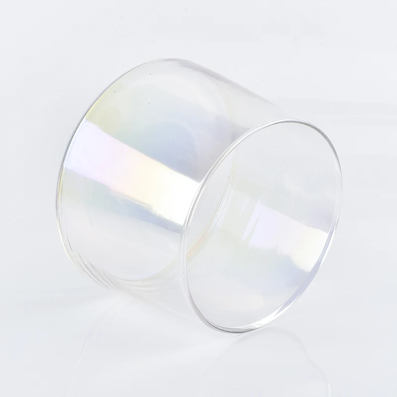 Clear customized candle vessel glass candle jar wedding centerpieces wholesales