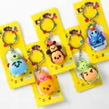5 pcs set Tsum Tsum mini lot keychains Minnie and Mickey mouse Stitch Mr Q figures