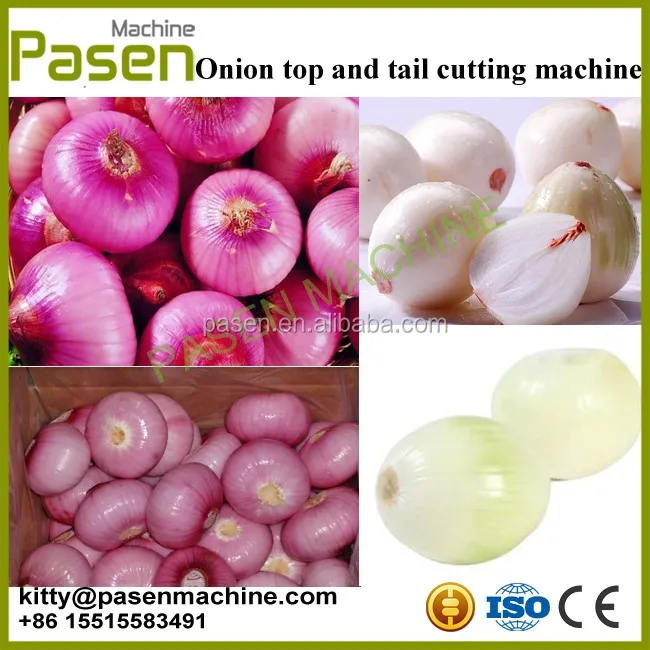 Onion Cutter Onion Head and Tail Cutting Machine - China Honest Industry &  Trade