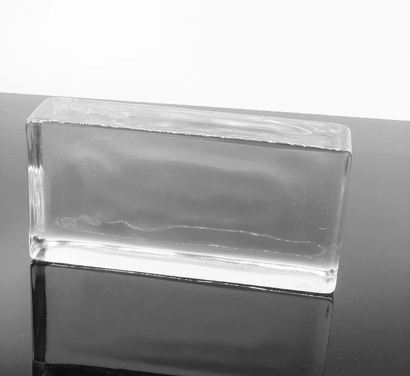 
50*100*200mm Solid glass brick Hot-melt glass brick crystal glass block for hotel decoration 