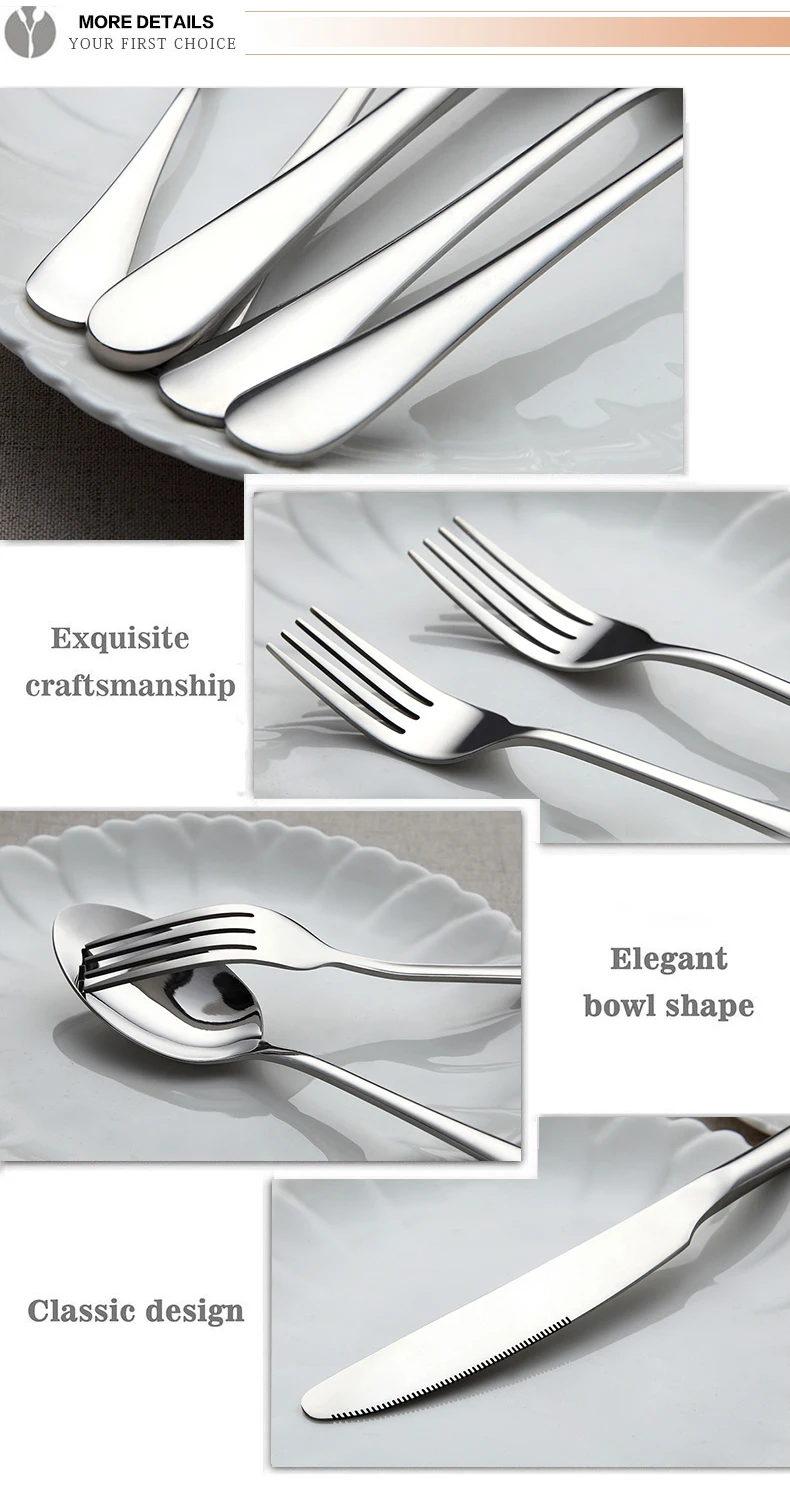 Stainless Steel 18/10 High Quality Hotel / Restaurant Cutlery / Bulk