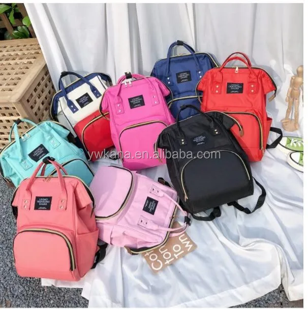 
wholesale mommy backpack boutique cheap mommy bag large women baby Diapers bag 