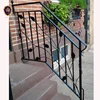 decorative excellent outdoor balcony wrought outdoor iron stair railing designs IBZ-15