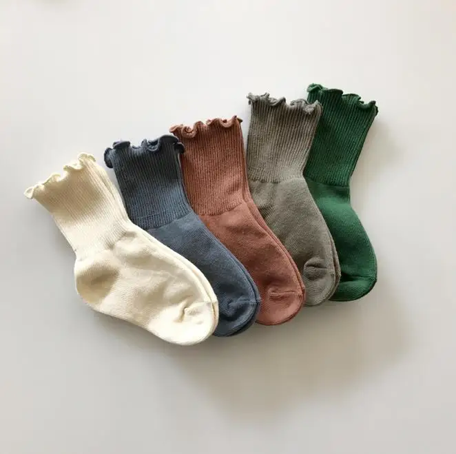

Hu Sunshine New Wholesale Spring Cotton Solid Kids Socks (pick size color)