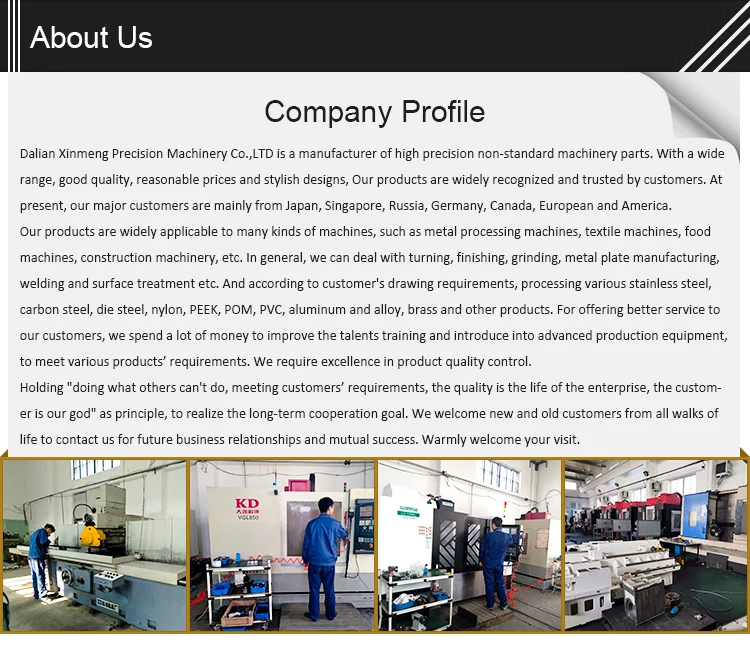 OEM custom high demand generator parts CNC machining for mining machinery service