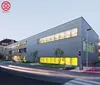 Hot sale light weight steel structure badminton court with large space for school