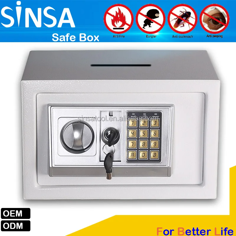 Home Key Safe Locker Money Safe Box With Slot For Inserting Coins Buy Digital Password Safe Box Two Key Safe Box Password Box For Children Product On Alibaba Com