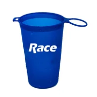 

Wholesale Custom logo print BPA Free TPU reusable folding race soft drink cup running activity Collapsible silicone water cup