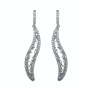 24k White Gold Earrings Jhumka Fancy 24k White Gold Earrings Jhumka Fancy