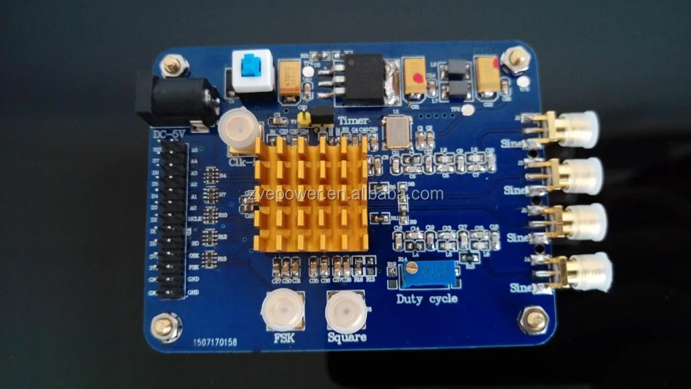 High-speed AD9854 DDS signal generator module development board Evaluation