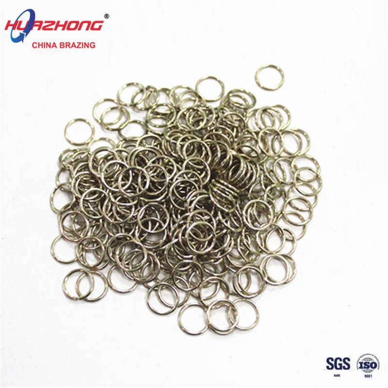 Silver Brazing Rings Alloys With Cadmium For Hvac A/c Low Melting Point Welding Copper O Rings