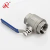 Direct sales female sanitary cf8m stainless steel bsp dn 10 15 40 50 100 ball valve 1000 wog