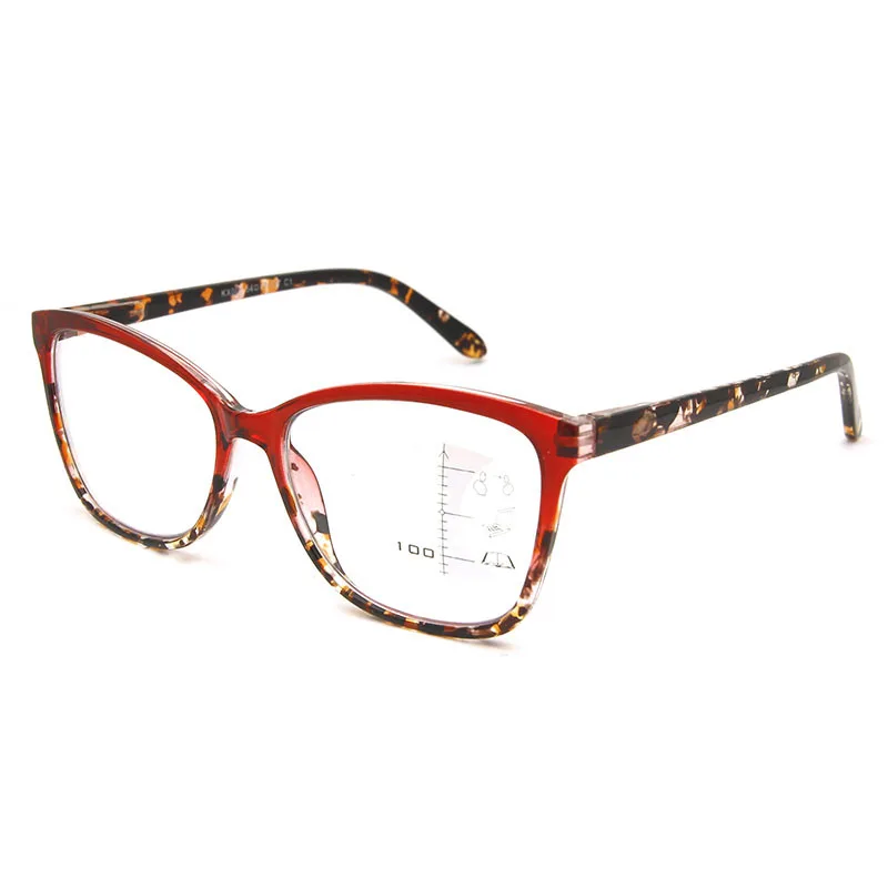 Newest ready made anti blue ray progressive reading glasses presbyopic bifocal multifocal smart readers free MOQ