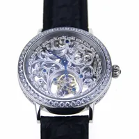 

Hot Sale Men Luxury Watch Flying Mechanical Seagull ST 8000 K movement Tourbillon Full Set Crystal Sapphire Glass