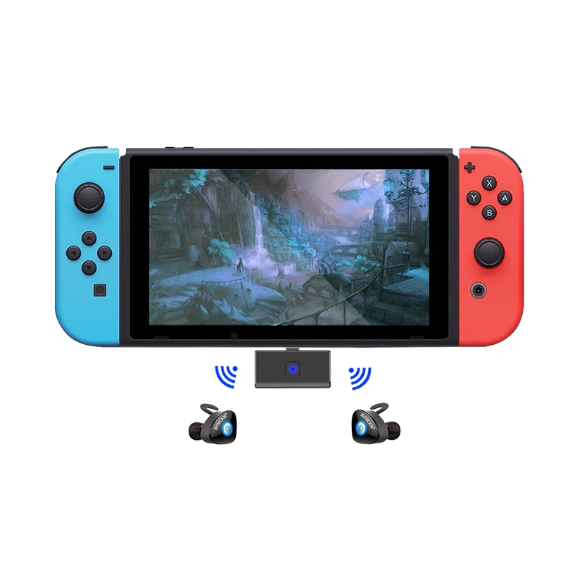 

Honcam Manufacturer Nintendo Switch Custom Logo Wireless Bluetooth Transmitter for Nintendo Switch