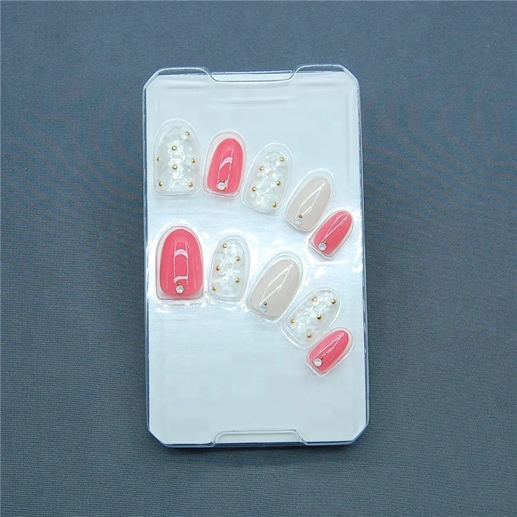 
Guangzhou Free Sample Private Label Artificial Fingernails Glitter 3d Nail Diamond Art Decoration 