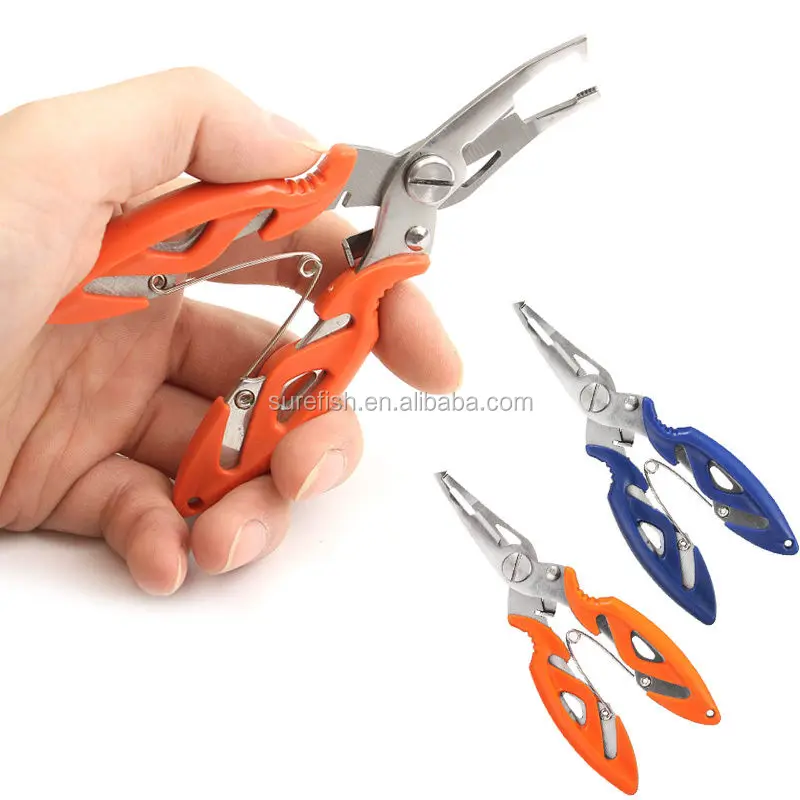 

Fishing Pliers Split Ring Scissors Wire Line Cutter Hook Removers, Camo /different color available