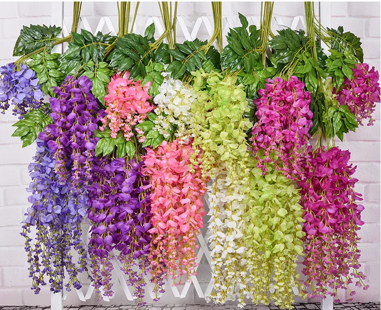Stws03 Artificial Wisteria Blossom Tree Wedding Decor Danging Flower