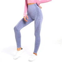 

Wholesale Women Ladies 90 Nylon 10 Spandex Gym Workout Sport Yoga Pants Seamless High Waisted Leggings
