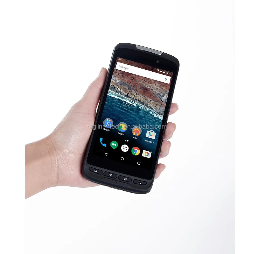Tela de Toque Scanner de Código de Barras sem Fio com Wi-fi Handheld Android Nfc 2d Pistola Cradle Barcode Bluetooth Gps Leitor 4g Pda 8.1 8 Cheap Scanners