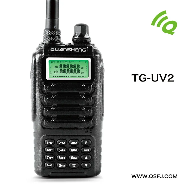 Quansheng TG-UV2 amador Dualband rádio em dois sentidos ( Scrambler de