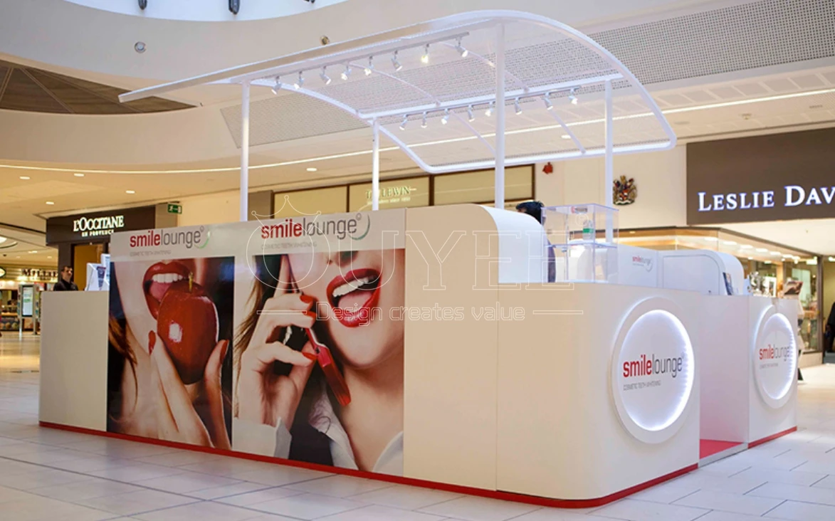 Customized Teeth Whitening Kiosk Design Teeth Whitening Store Furniture