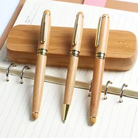 

Bamboo Pen Writing Set Case 100% Handcrafted Bamboo Vintage Promotional Business Gifts Pen Best Set Wooden Bamboo Ballpoint Pen