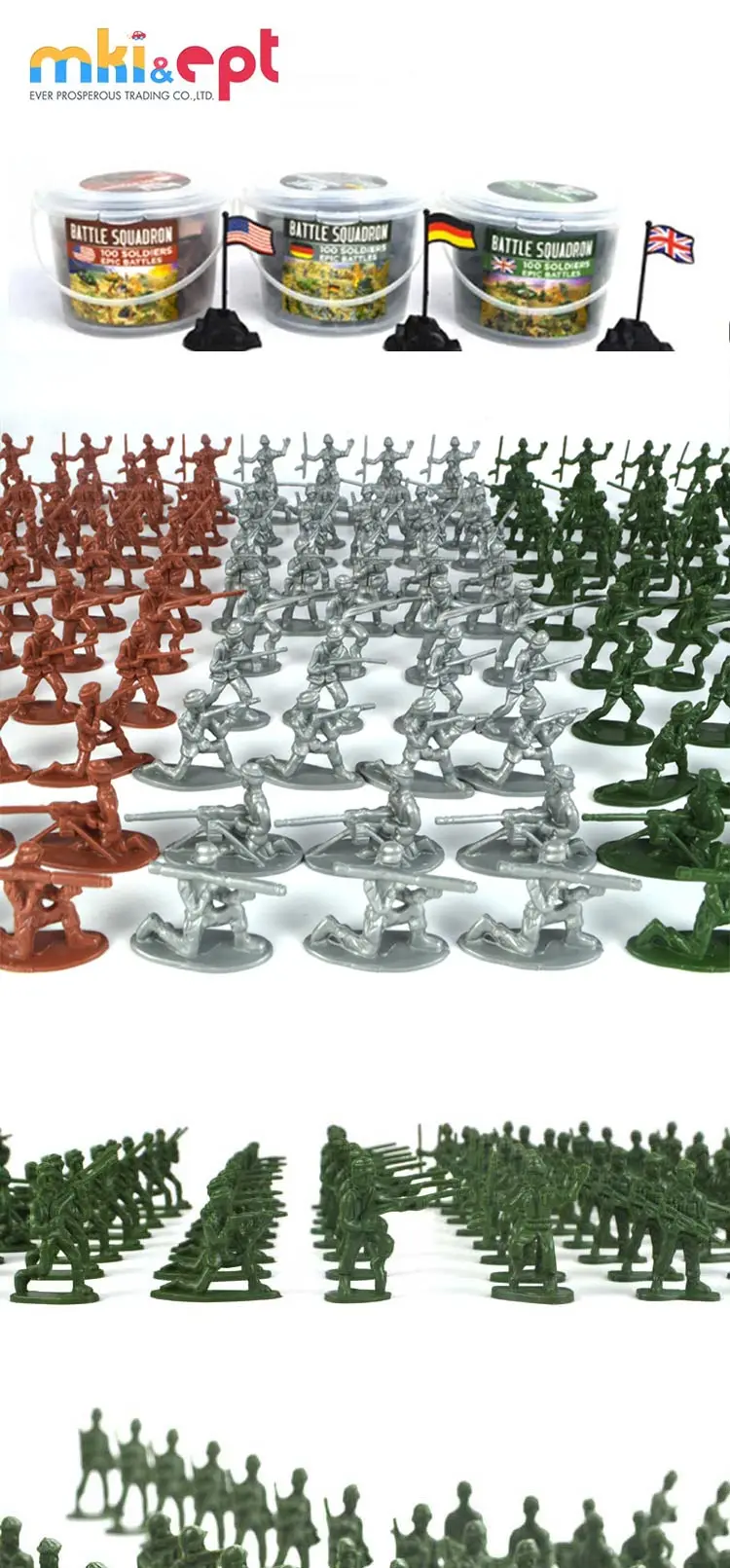 Ept Plastic Classic Army Men Soldier Figurine Mini Figures Soldiers ...