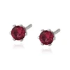 97240 xuping fancy simple single stone ruby earring stud