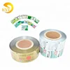 Price colored food grade packaging aluminum foil coated laminated plastic wrapping paper backed film roll