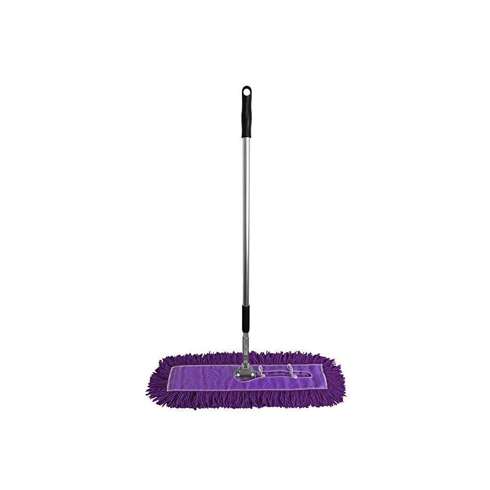Dust Mop Kit Purple Industrial Closedloop Dust Mop Ergonomic Handle