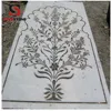 Flowering Tree Hand Made marble Mosaic Tile Modern Art Wall Mural Decor tile, marble mosaic medallion
