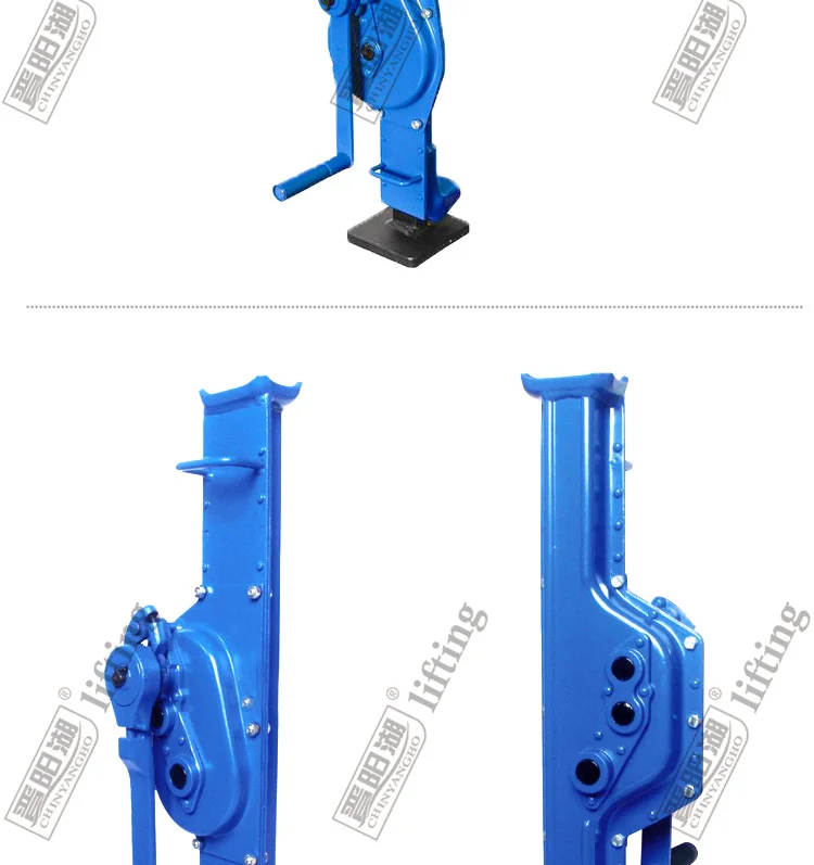 China Manufacturer Manual Mechanical Jacks With Permanently Fitted