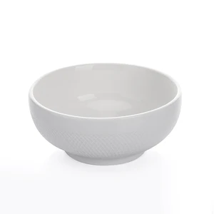 Image of 2019 Wholesale Hotel Quality White Porcelain Restaurant Salad Bowl, Ceramic Salad Bowl, Ceramic Bowl
