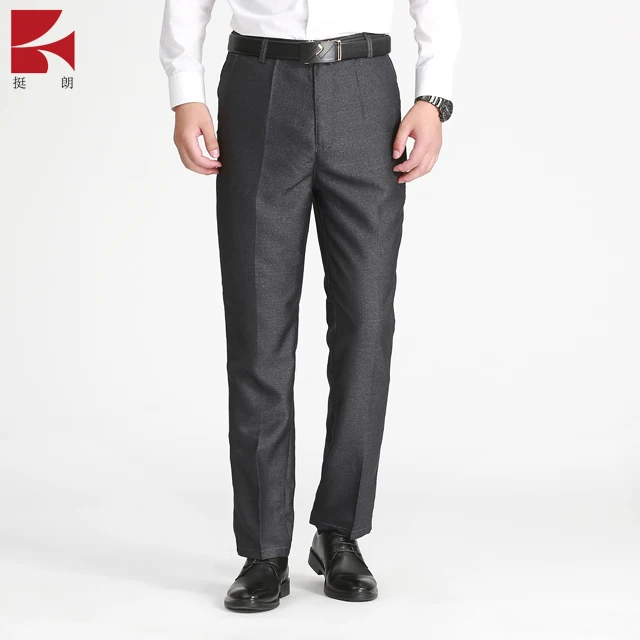 OEM supplier Casual Custom slim fit Trousers Men's Black Pants