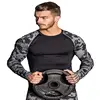 New Sublimation compression shirts ,Bodybuilding Gym Wear ,OEM Pattern Compression Shirt