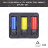 3pc 1/2"Sq Drive Alloy Wheel Deep Impact Socket/workshop tools (VT01222)