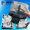 household products round hinged plastic injection cd dvd storage box case mould with lid