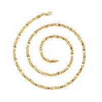 

45778 Xuping fashion design 24k gold women chain necklace jewelry collares finos de bisuteria men's saudi gold necklace