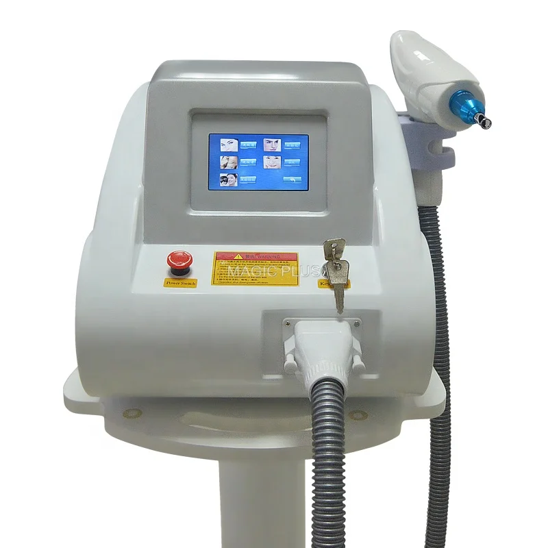 

Newest NDYAG Laser Nd Yag Laser Tattoo Removal Machine 1064nm/532nm /1032nm Carbon Peeling, White