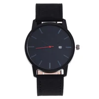 

WJ-7764 Leather Band Big Dial With Calendar Male Watch Cheap Attractive Vogue Wholesale Business Men Hand Watch