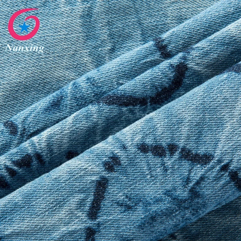 tie dye denim fabric