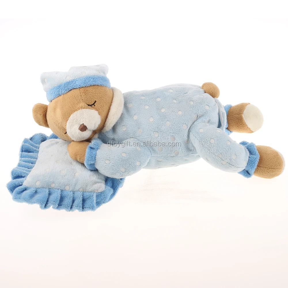 sleeping polar bear plush